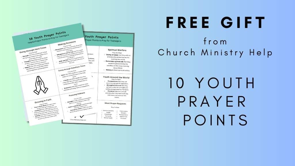 10 youth prayer points guide free download church ministry help