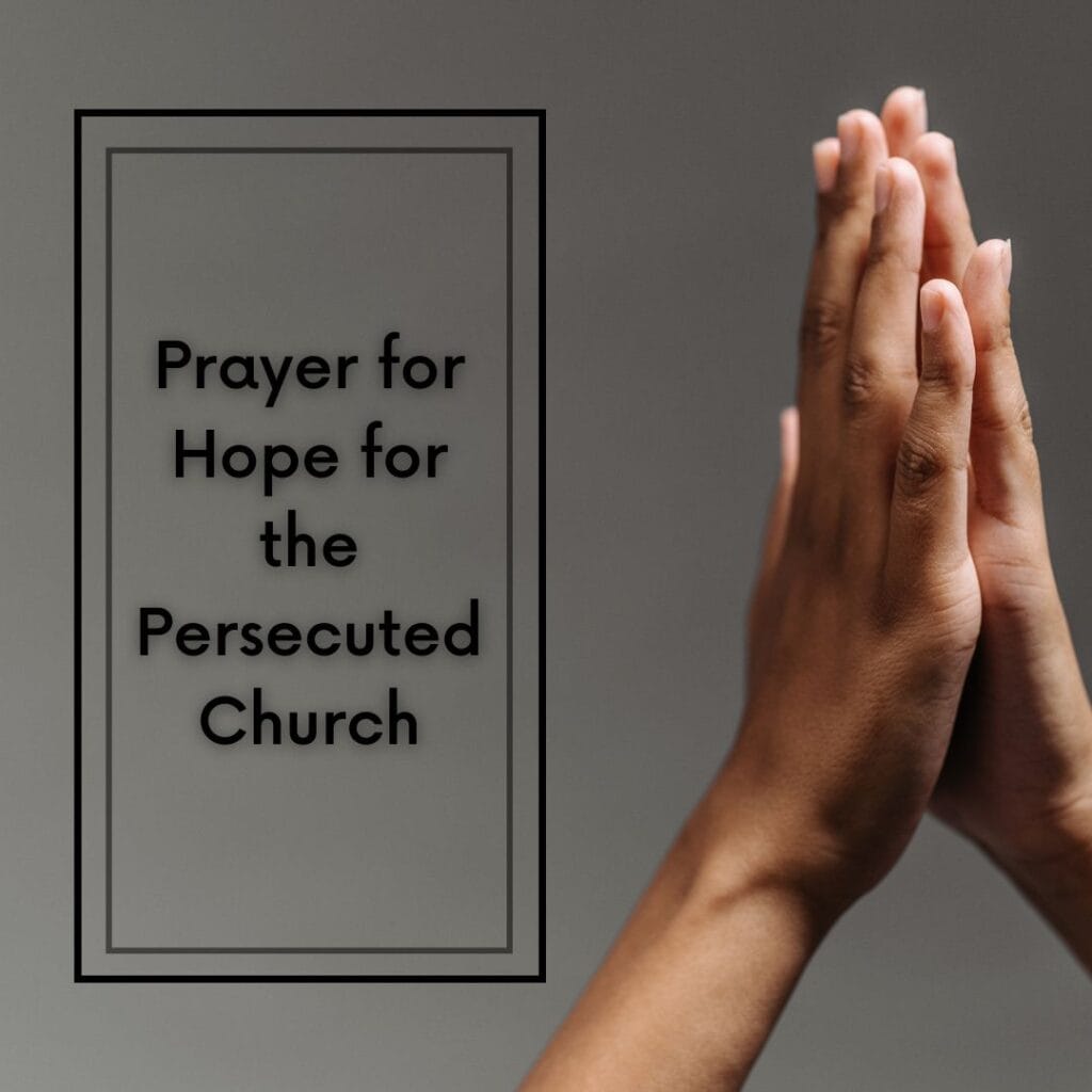 Picture of Praying Hands - Prayers for the Persecuted Church (2) - Prayer for Hope