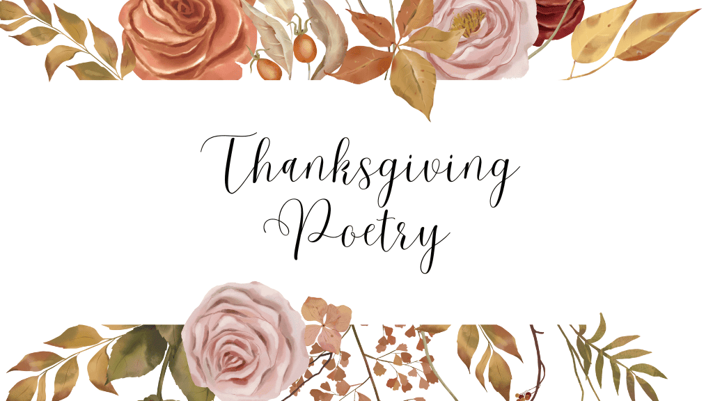 Thanksgiving Poems for Church at Church Ministry Help (3) - Fall Floral border - Thanksgiving Poetry