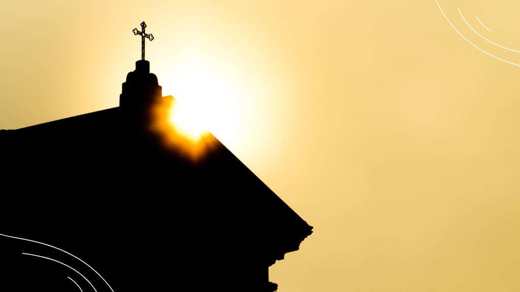 welcomes for churches 8 picture of sun shining brightly behind church silhouette